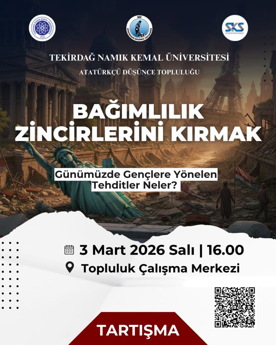 Atatürkçü Düşünce Topluluğu 'Bağımlılık Zincirlerini Kırmak': Afiş Atatürkçü