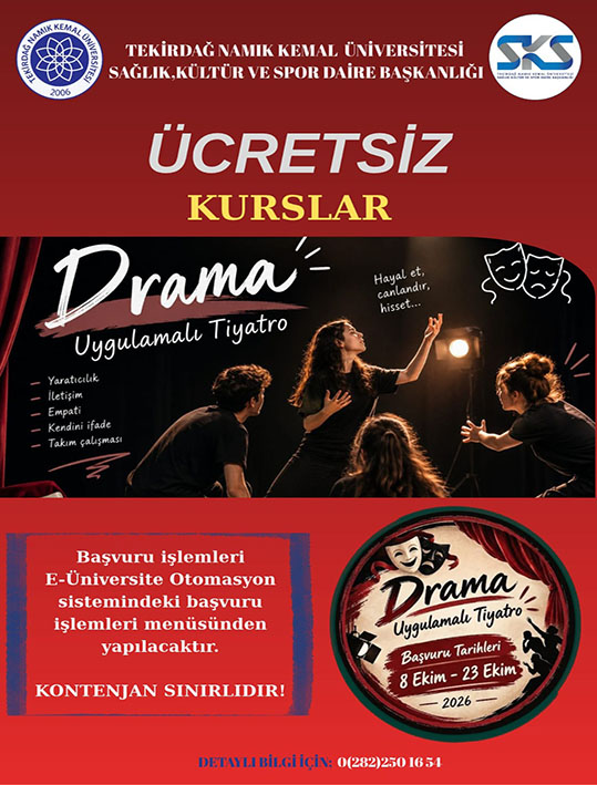 Drama ve Uygulamalı Tiyatro Kursu: Afiş Sayfa Tiyatro(1)