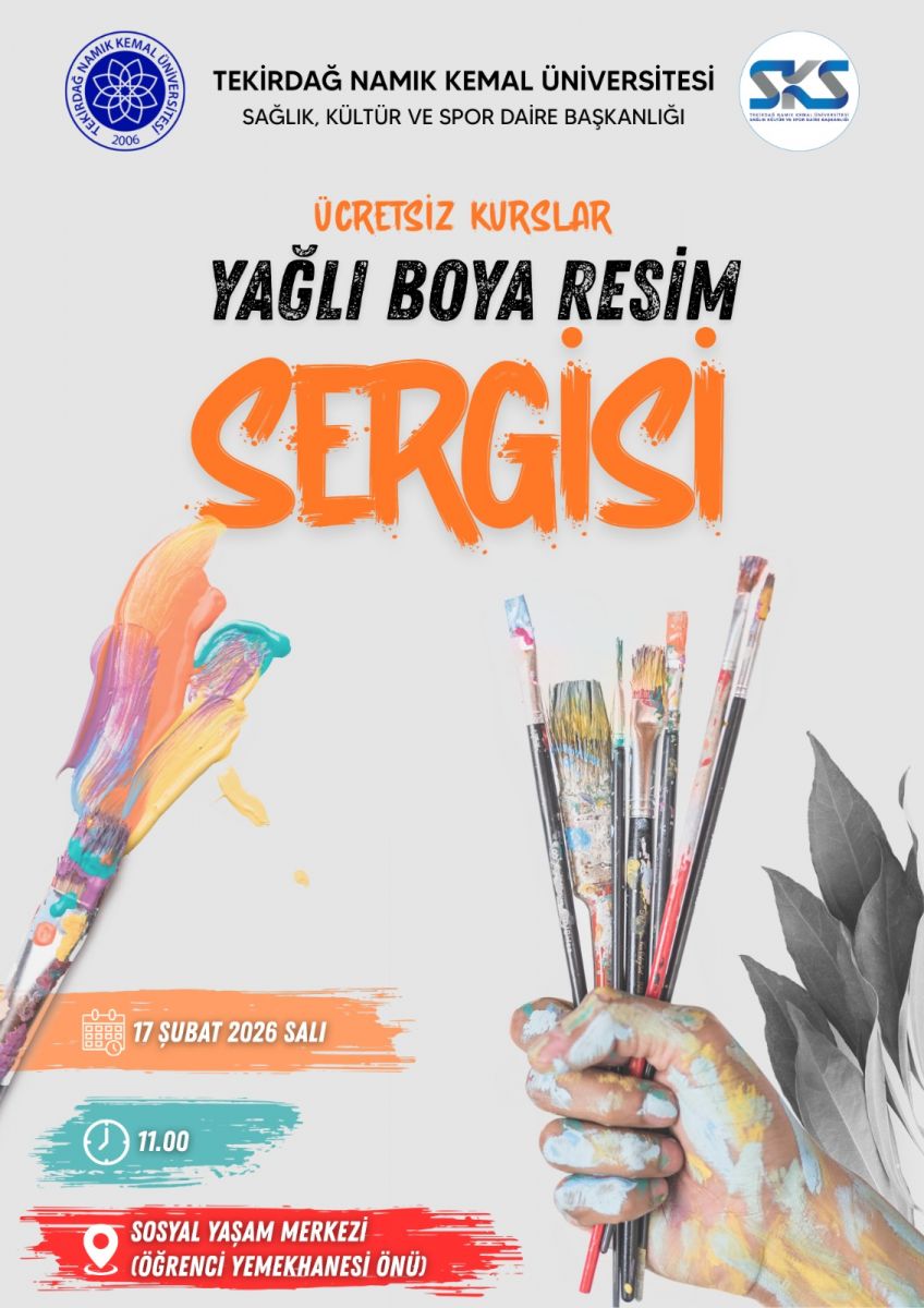Ücretsiz Kültürel Kurslar 'Yağlı Boya Resim Sergisi': Afiş Sergi(1)