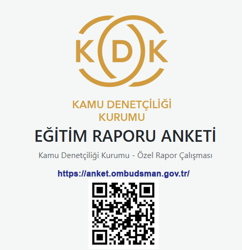 Kamu Denetçiliği Kurumu Eğitim Raporu Anketi: Kamu Denetçi̇li̇ği̇   Ombudsmanlık Anket Li̇nki̇ Kare Kodu
