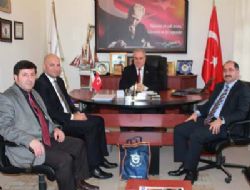 Üniversitemiz Rektörü Saray İlçesini Ziyaret Etti